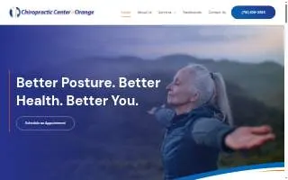 Chiropractic Center of Orange website