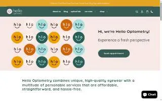 Hello Optometry website
