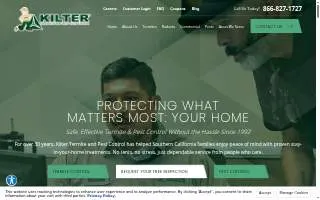 Kilter Termite and Pest Control of Orange website