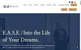 Mosley Wealth Management of Orange website