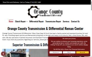 Orange County Transmission & Differential Reman Center