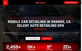 Xelent Auto Detailing Spa website