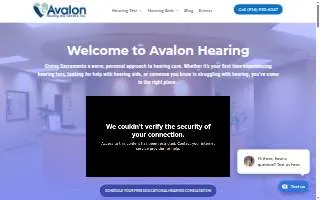 Avalon Hearing Aid Centers - Fair Oaks website