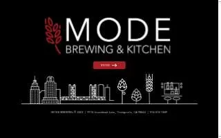 Brewing + Kitchen website