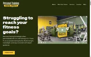 Personal Training Folsom website