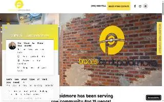 Poidmore Orthodontics website