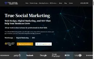 True Social Marketing website