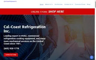 Cal-Coast Refrigeration Inc of Orcutt website