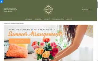 Sarabella Flower Shoppe website