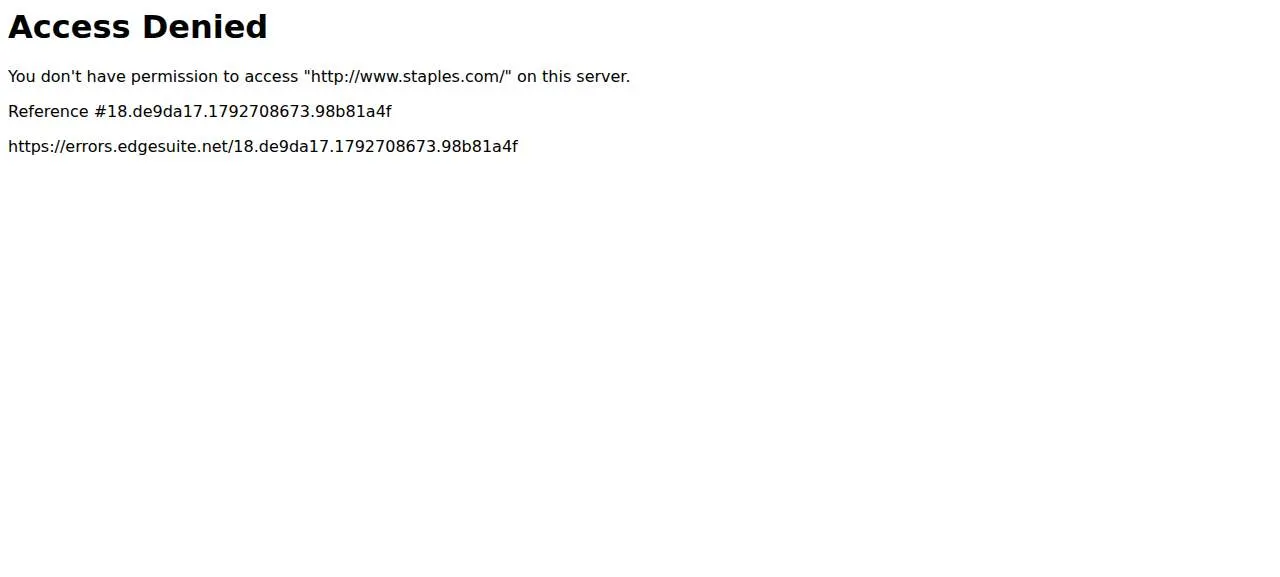 Staples of Valparaiso website