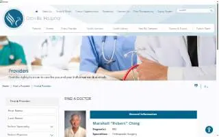 Ching Marshall Ro MD website