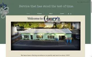 Comer's Print Shop website