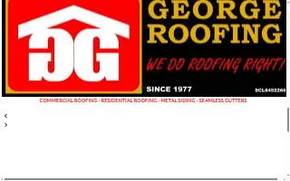 George Roofing website