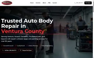 Auto Body International website