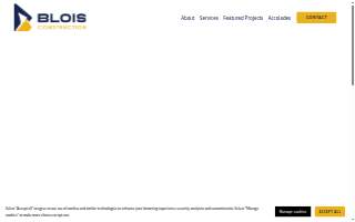 Blois Construction Inc website