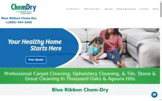 Blue Ribbon Chem-Dry website