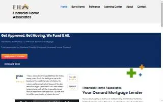 Financial Home Associates website