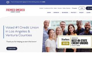 Premier America Credit Union website
