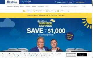 Sit 'n Sleep of Oxnard website