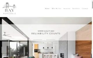 Bay Remodels website