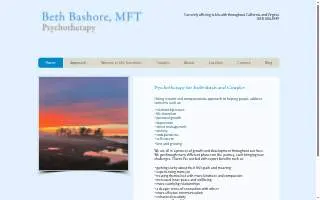 Beth Bashore, MFT website