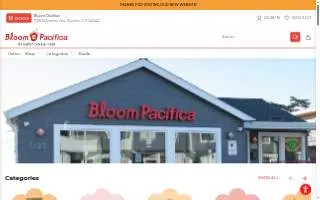 Bloom Pacifica website
