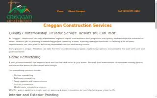 Creggan Construction website
