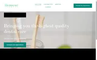 Fairmont Dental website