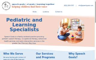 Speech Goals Speech Therapy Inc of Pacifica
