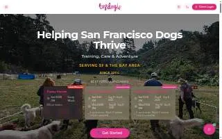Top Dog SF of Pacifica website