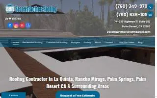 Becerra Brothers Roofing website