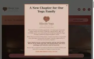 Bikram Yoga El Paseo - Palm Desert website