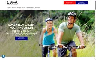 Coachella Valley Foot and Ankle of Palm Desert website