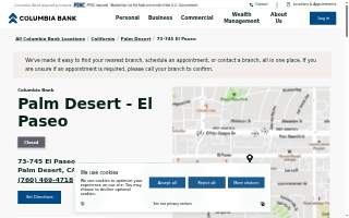 Columbia Bank of Palm Desert