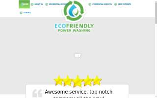 Eco-Friendly Power Washing, Inc. website