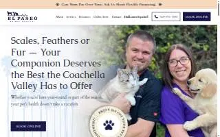 El Paseo Animal Hospital website