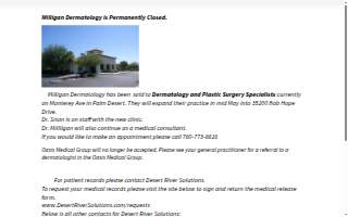 Milligan Dermatology