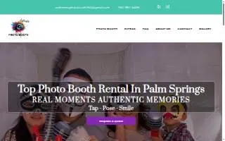 Authentic Photo Booth website