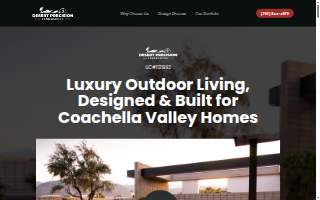 Desert Precision Landscaping website