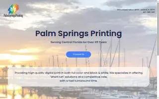 Palm Springs Wine Tasting website