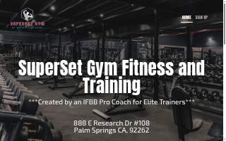 SuperSet Gym Personal Training & Fitness Palm Springs