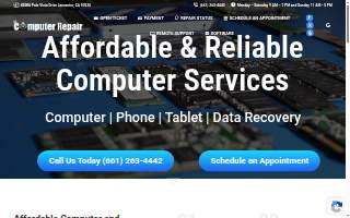 AV Computer Repair website