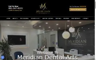 Meridian Dental Arts - Ted Y.T. Fang, DDS website