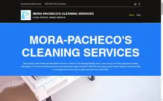 Mora-Pacheco Cleaning Services website