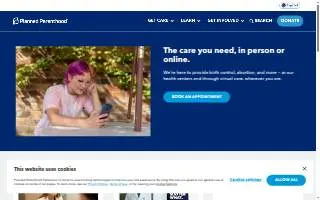 Planned Parenthood - Batavia Health Center website