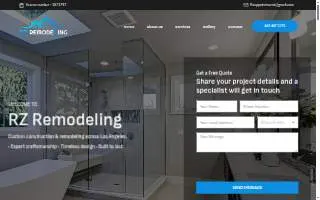 RZ Remodeling website