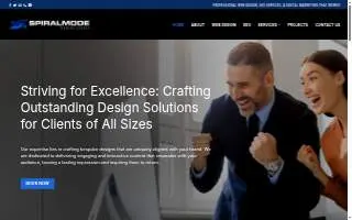 Spiralmode Design Studio website