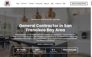Aziz Construction website