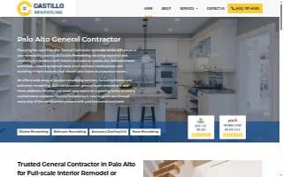 Castillo Remodeling website