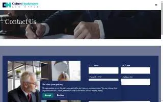 Cohen Healthcare Law Group website
